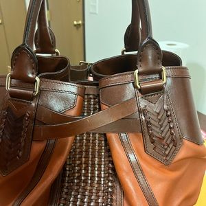 Authentic Burberry leather bag